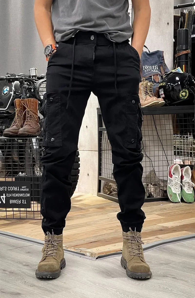 Pantalón cargo elástico
