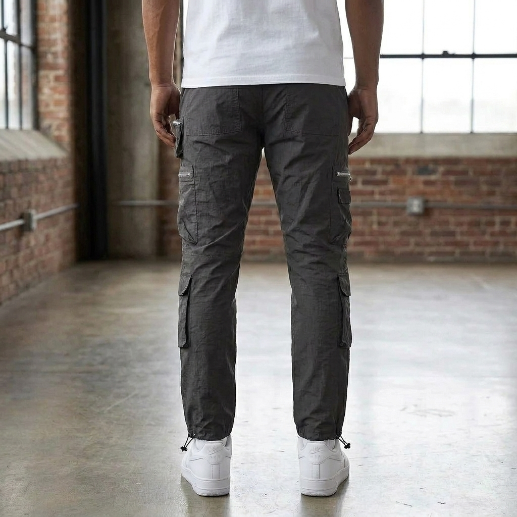Pantalón Cargo para Hombre Sin Cinturón