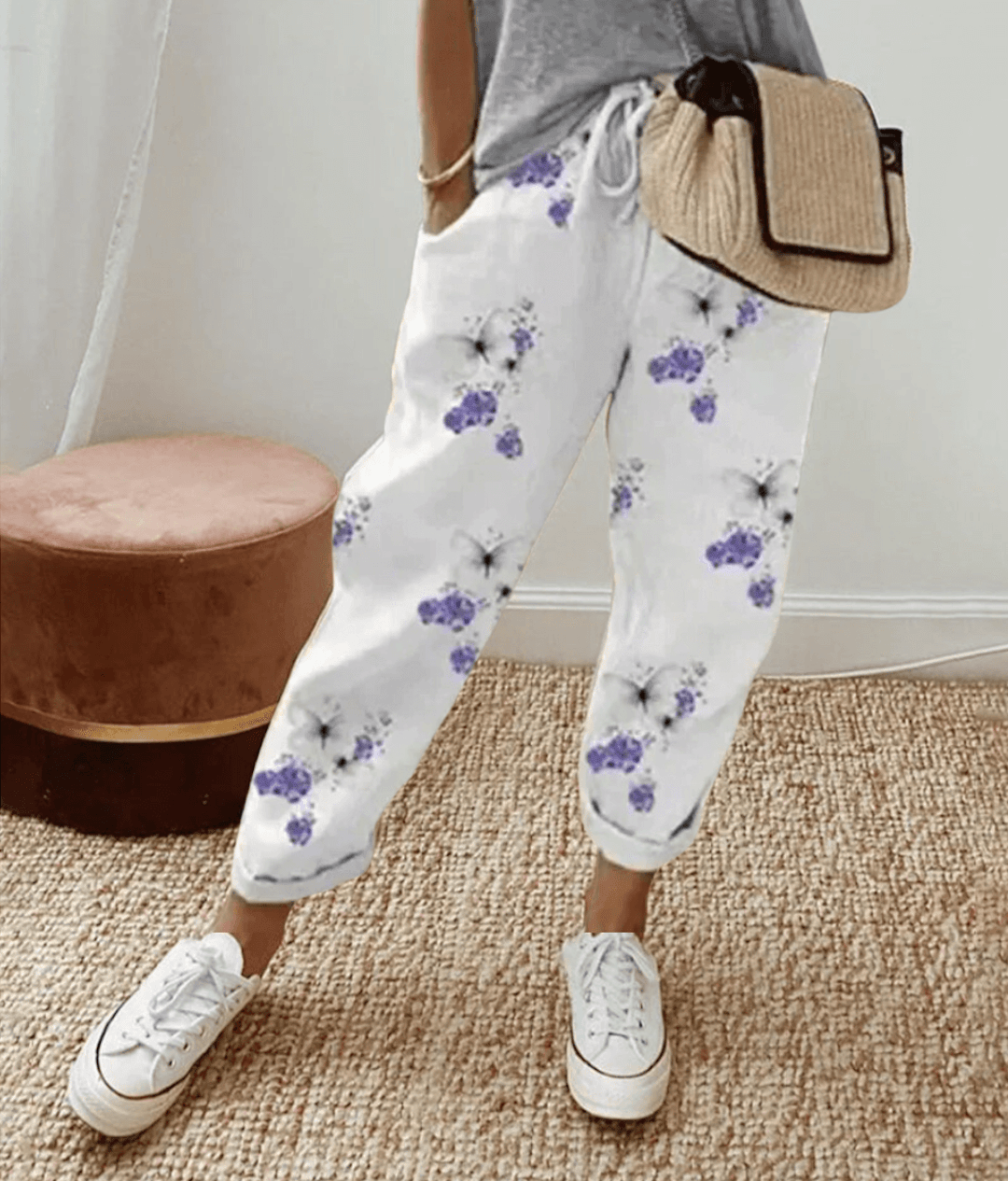 Pantalón casual de lino | Mezcla de lino | Fresco y cómodo