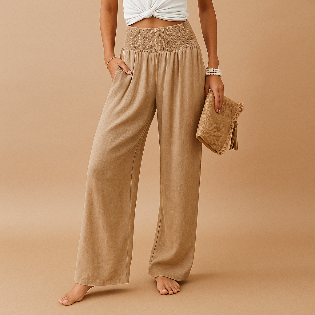 Pantalón casual de pierna ancha