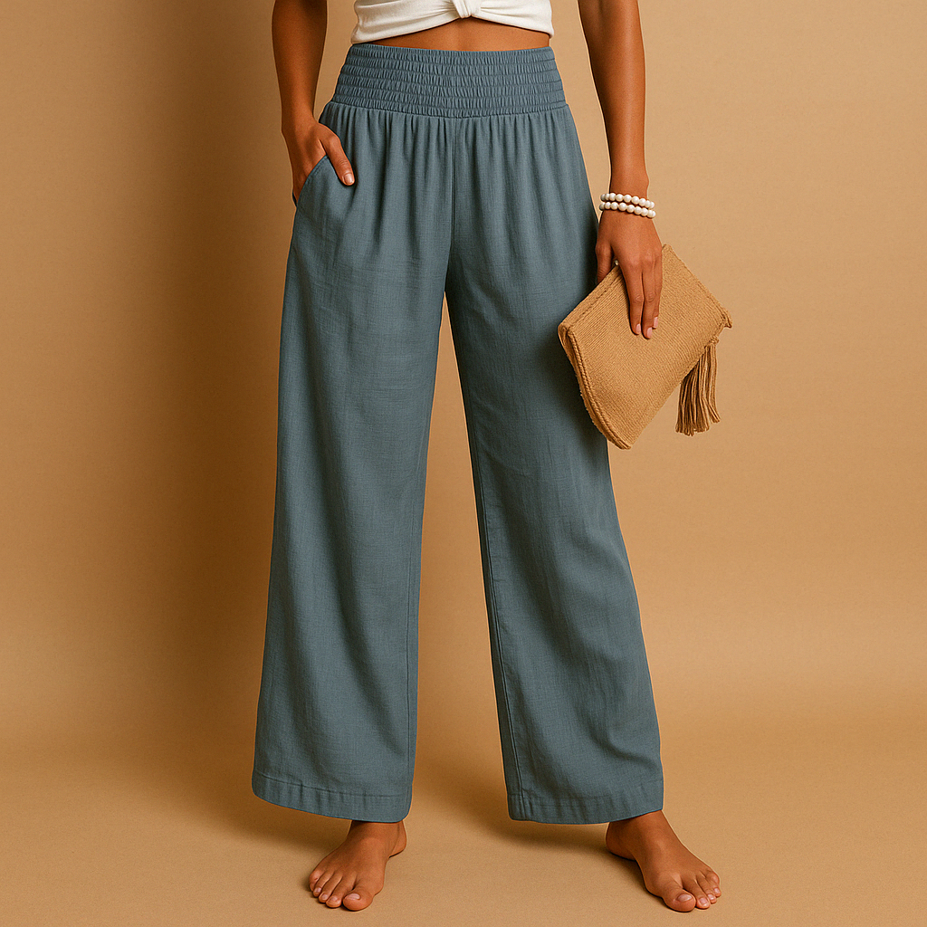 Pantalón casual de pierna ancha