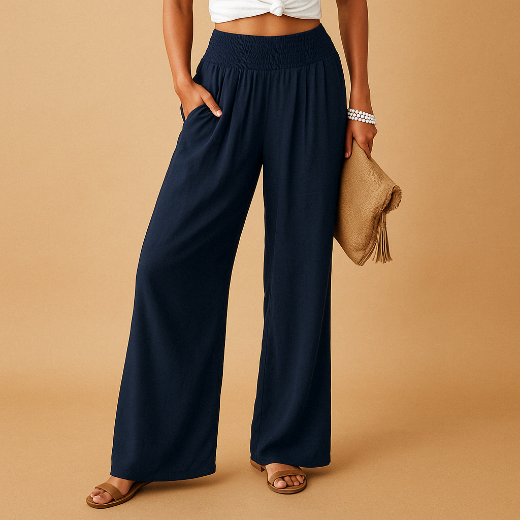 Pantalón casual de pierna ancha