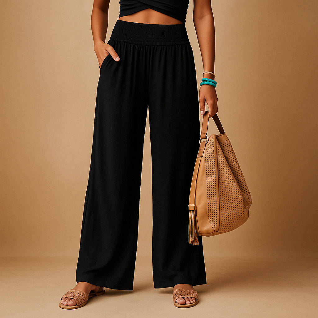 Pantalón casual de pierna ancha