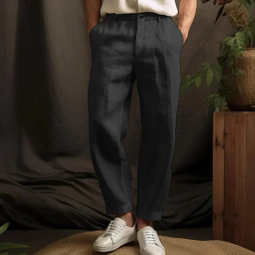 Pantalón casual para hombre de corte holgado