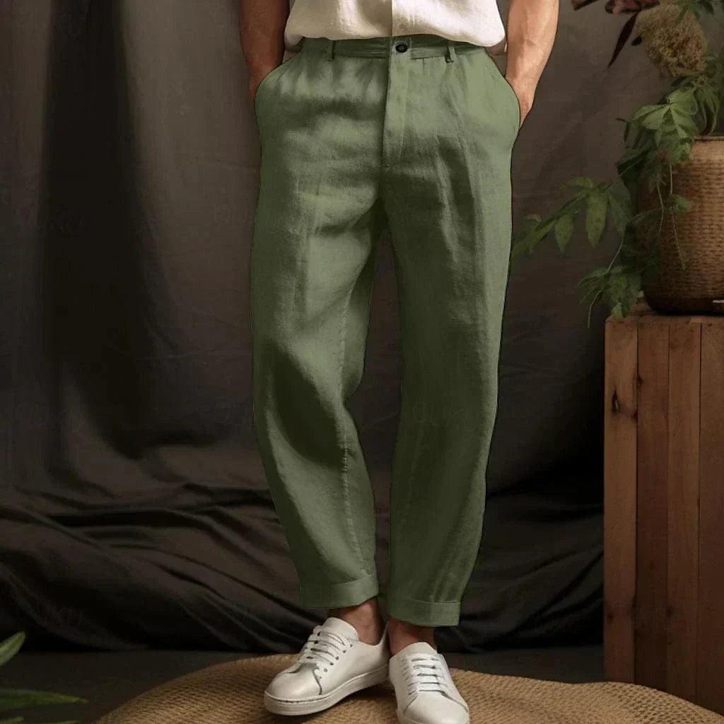 Pantalón casual para hombre de corte holgado