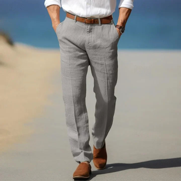 Pantalón chino para hombre con corte recto