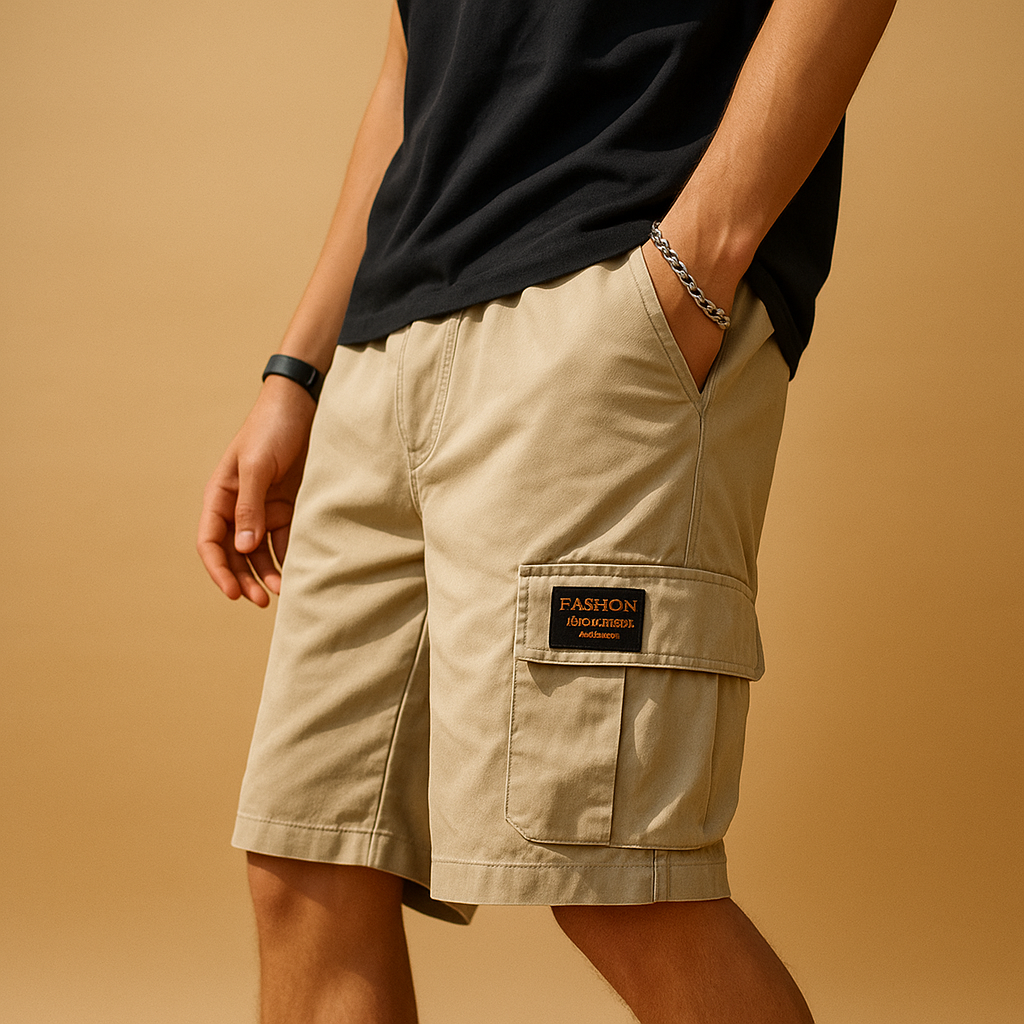 Pantalón corto cargo para hombre de secado rápido