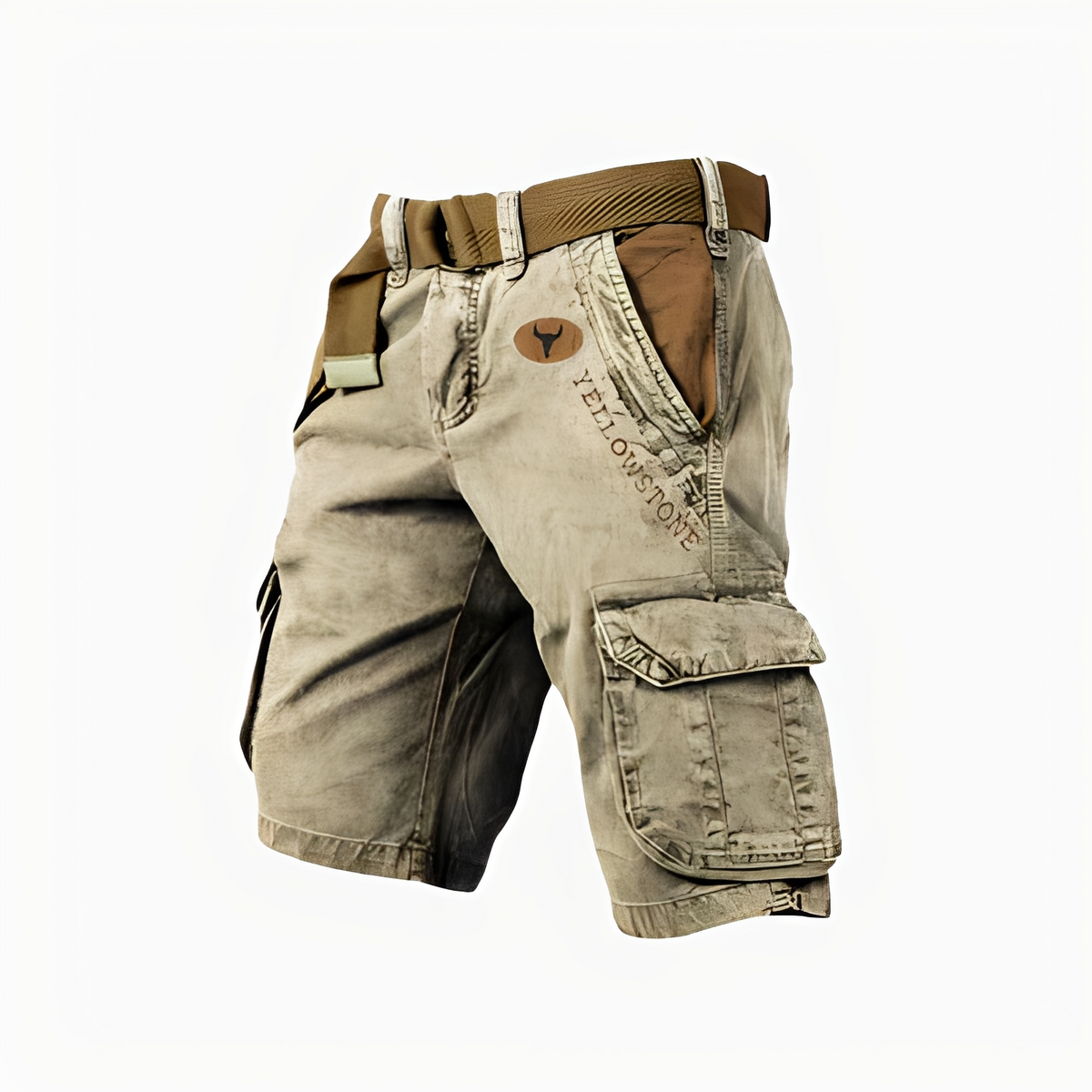 Pantalón Corto Cargo para Hombre – Diseño Ergonómico, Máxima Comodidad y Detalles Funcionales