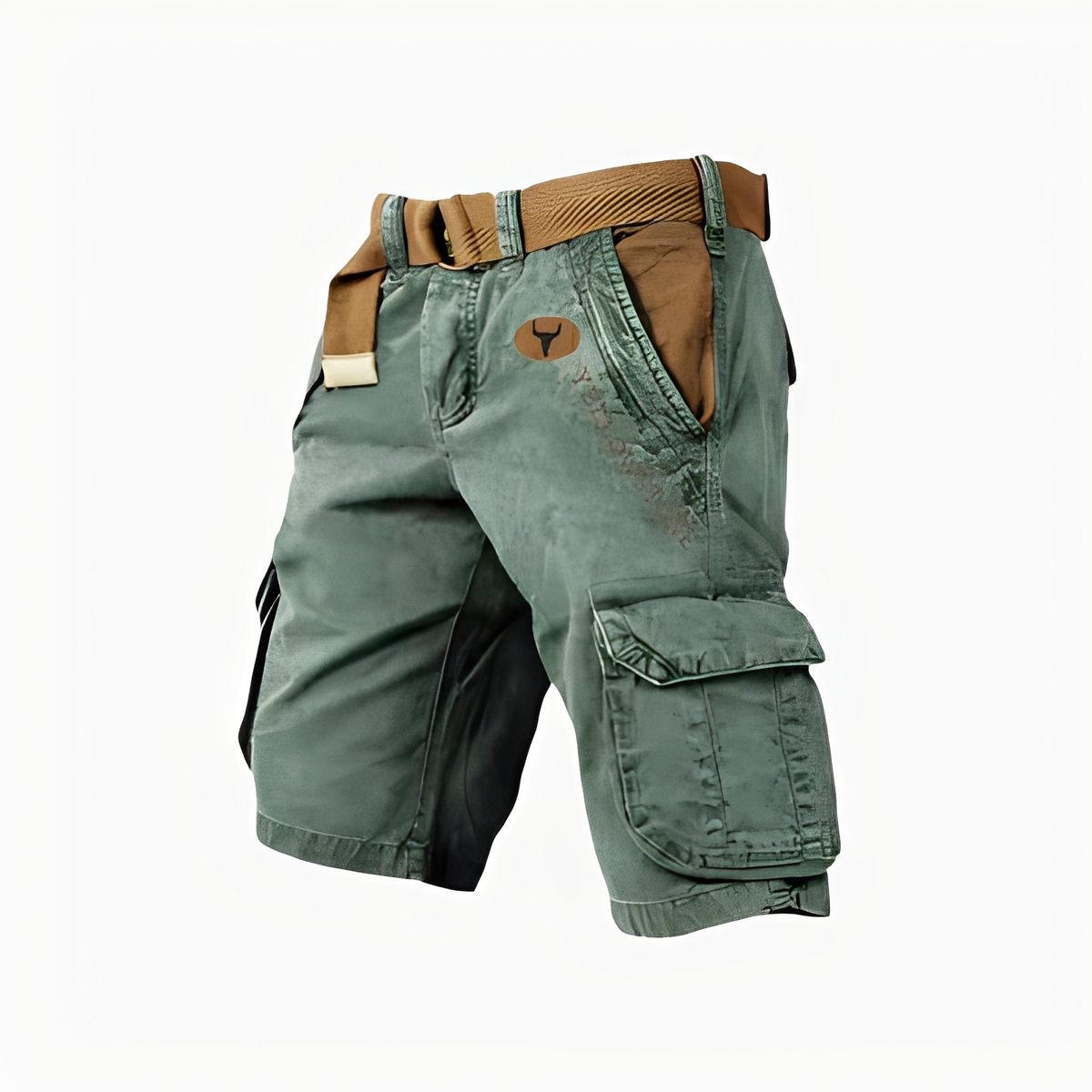 Pantalón Corto Cargo para Hombre – Diseño Ergonómico, Máxima Comodidad y Detalles Funcionales