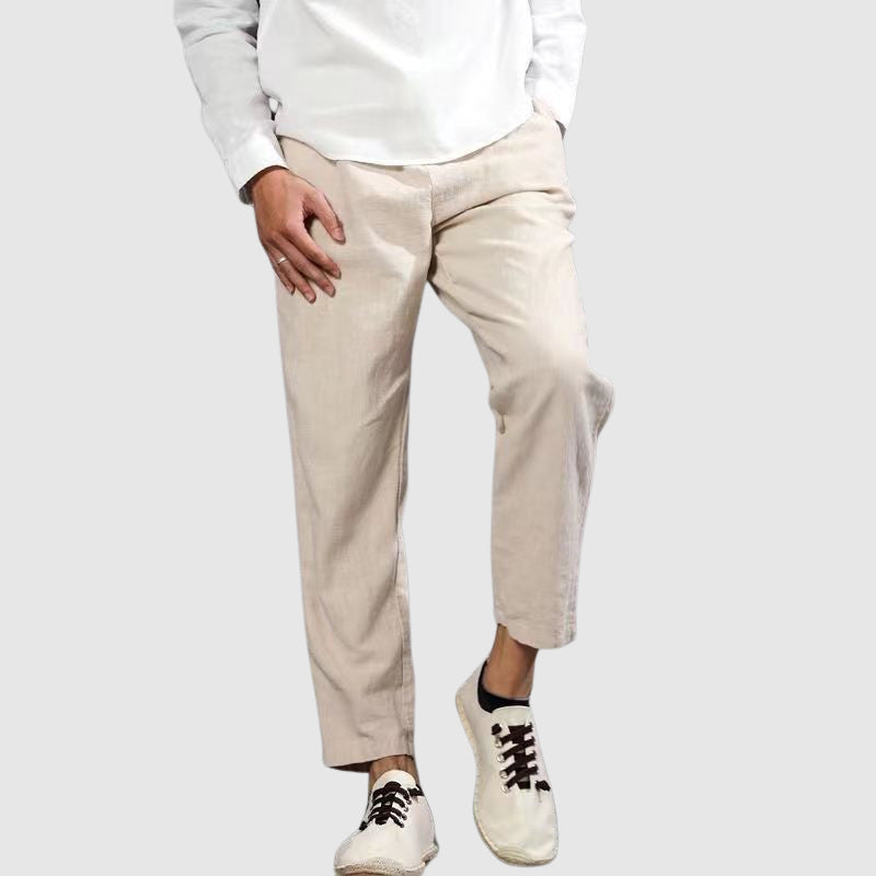 Pantalón tobillero casual para hombre