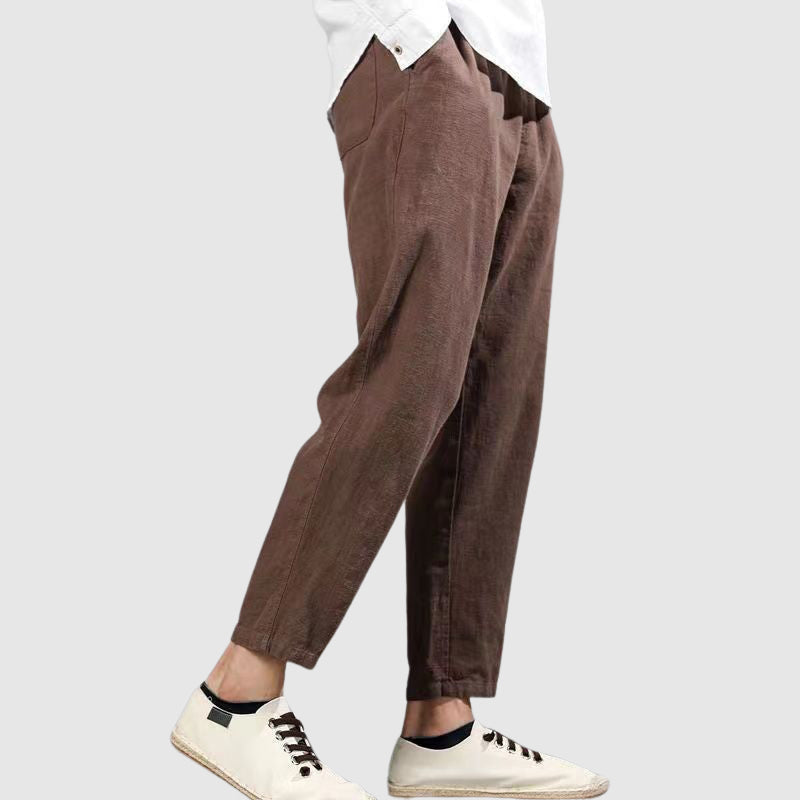 Pantalón tobillero casual para hombre