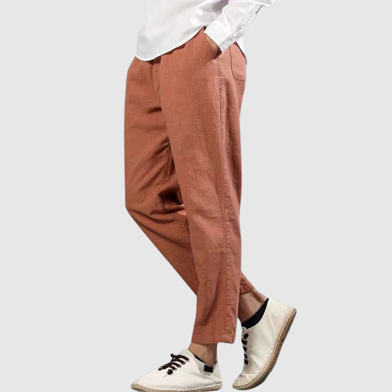 Pantalón tobillero casual para hombre