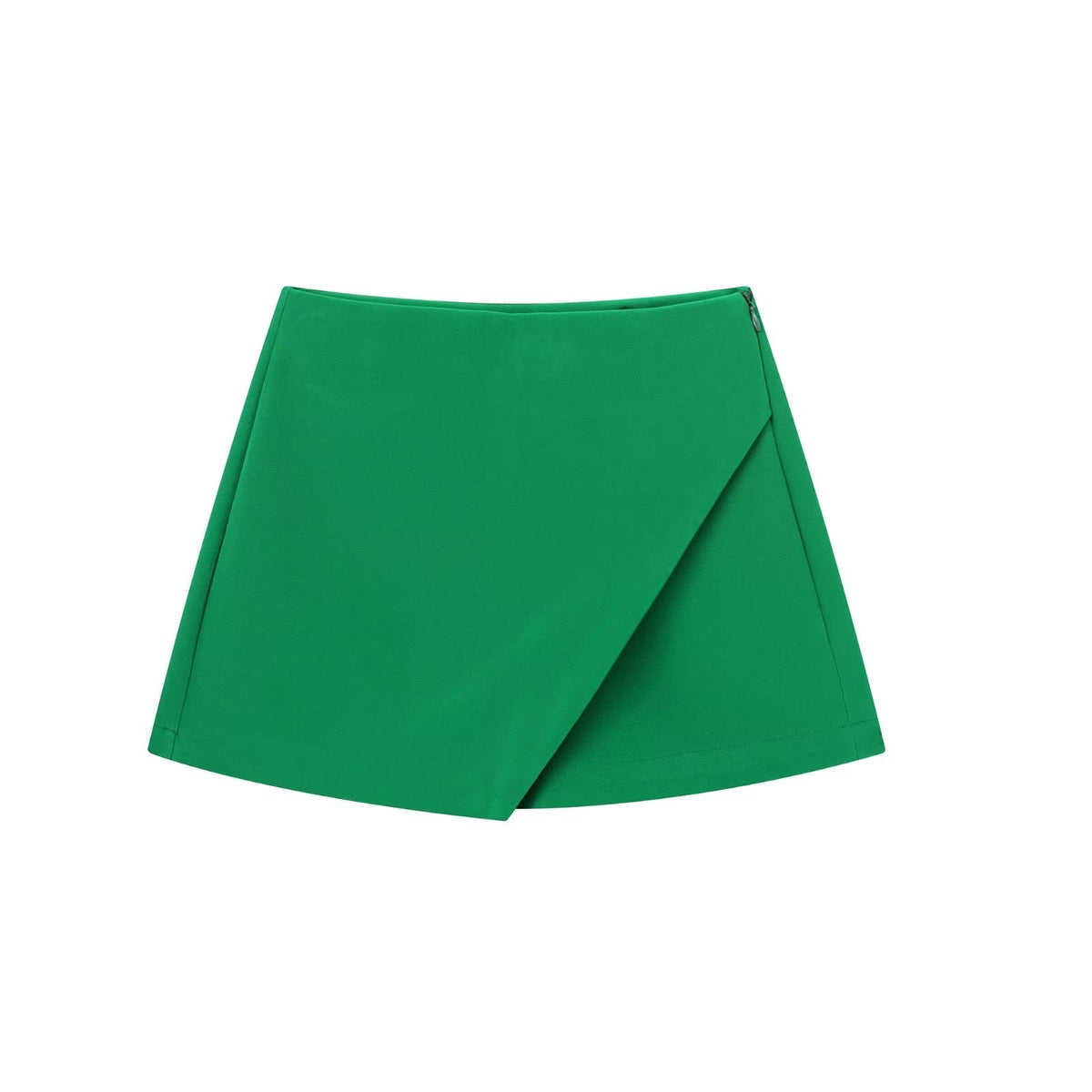 Pantalón corto elegante de tiro alto y corte ajustado para mujer