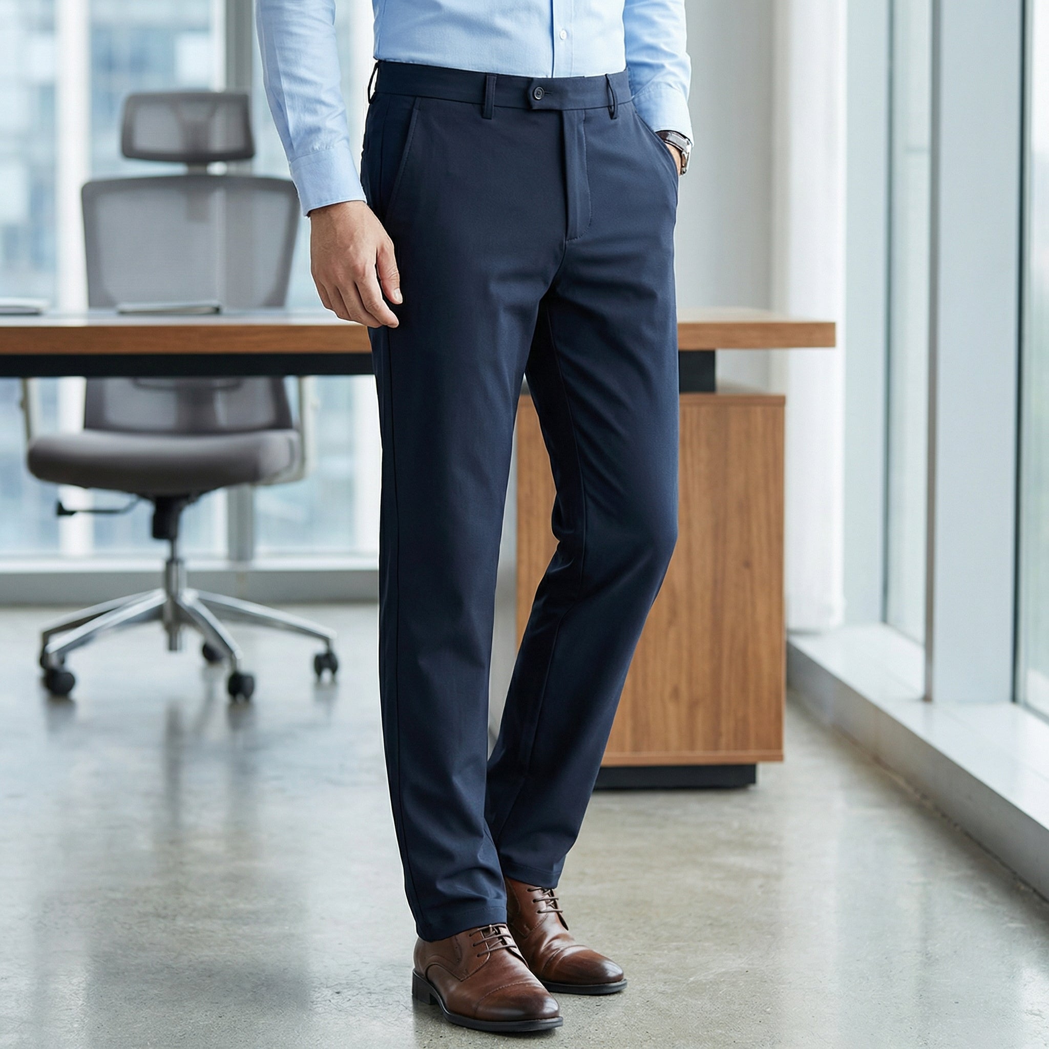 Pantalón de caballero elegante