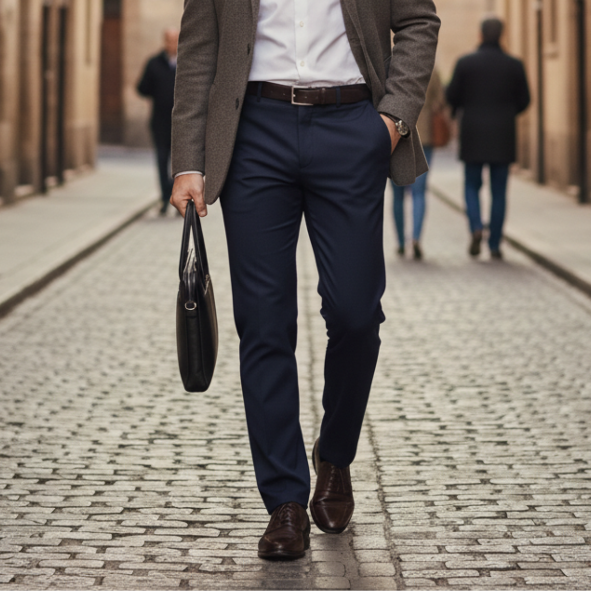 Pantalón de caballero elegante