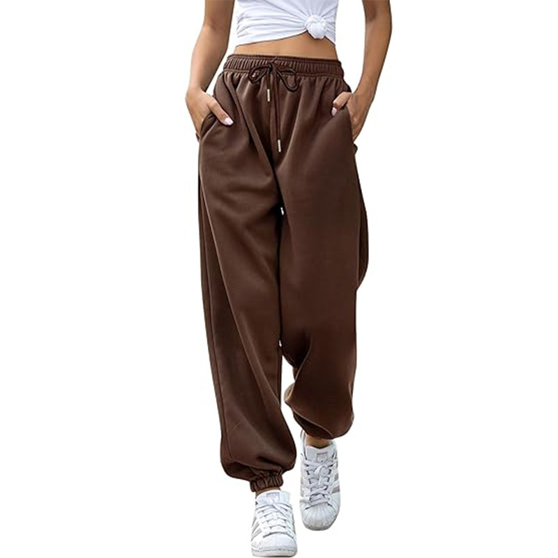 Pantalón de Chándal Baggy para Mujer de Talle Alto y Corte Ancho para Libertad de Movimiento y Looks Casuales