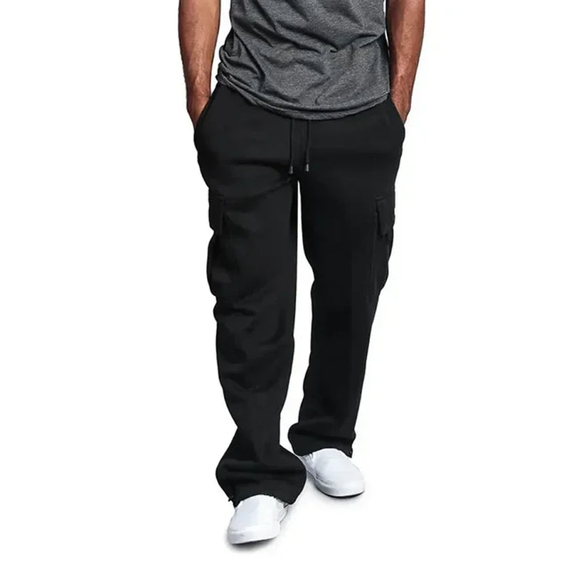 Pantalón de chándal cargo de felpa para hombre: la máxima comodidad
