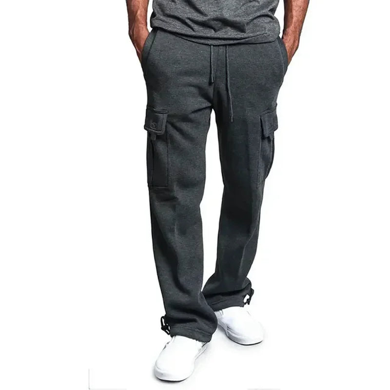 Pantalón de chándal cargo de felpa para hombre: la máxima comodidad