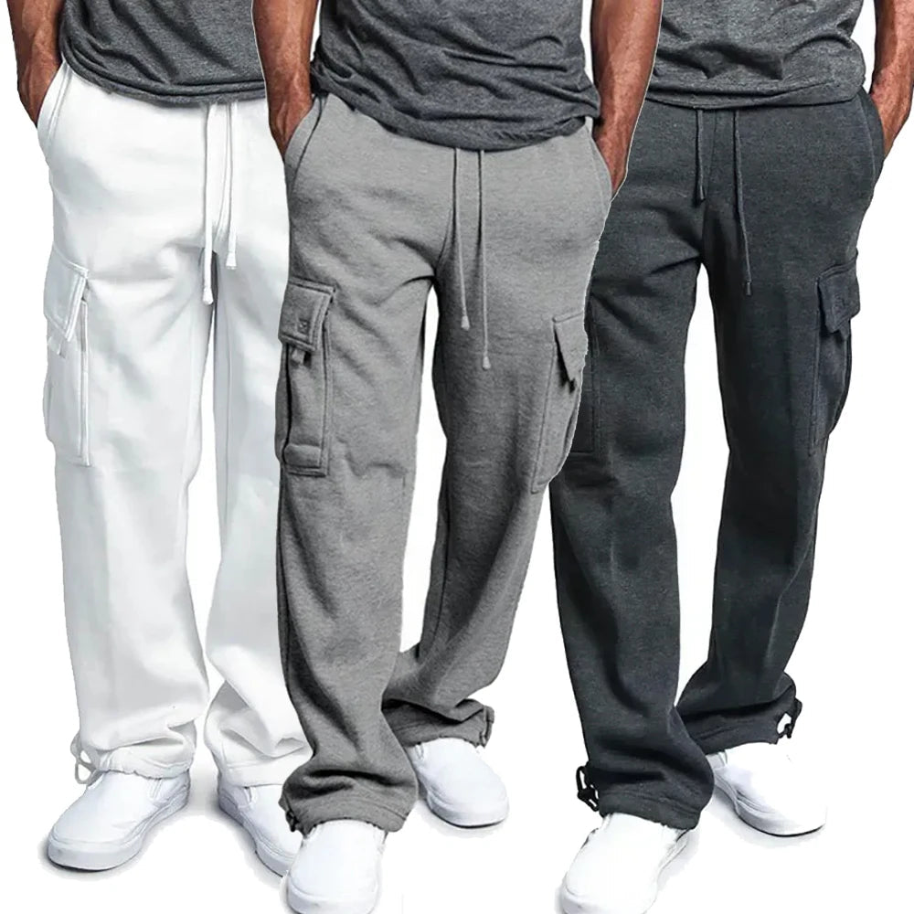 Pantalón de chándal cargo de felpa para hombre: la máxima comodidad