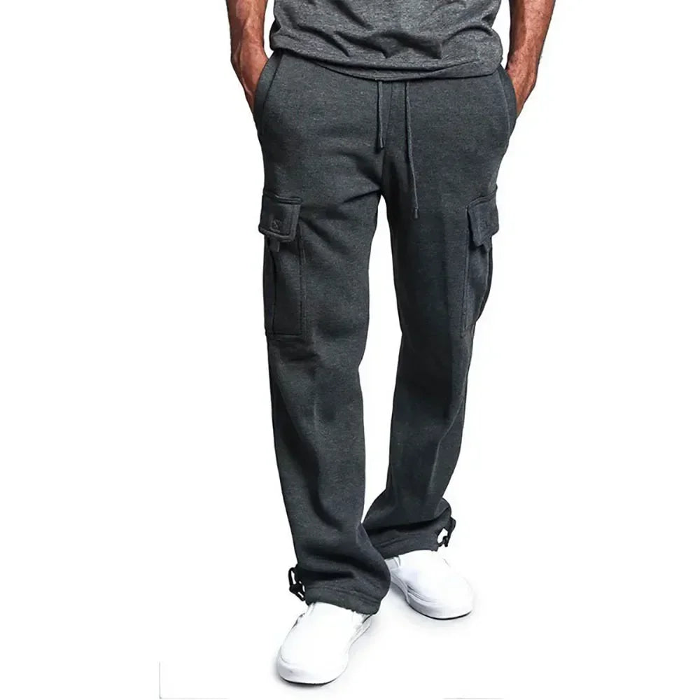Pantalón de chándal cargo de felpa para hombre: la máxima comodidad