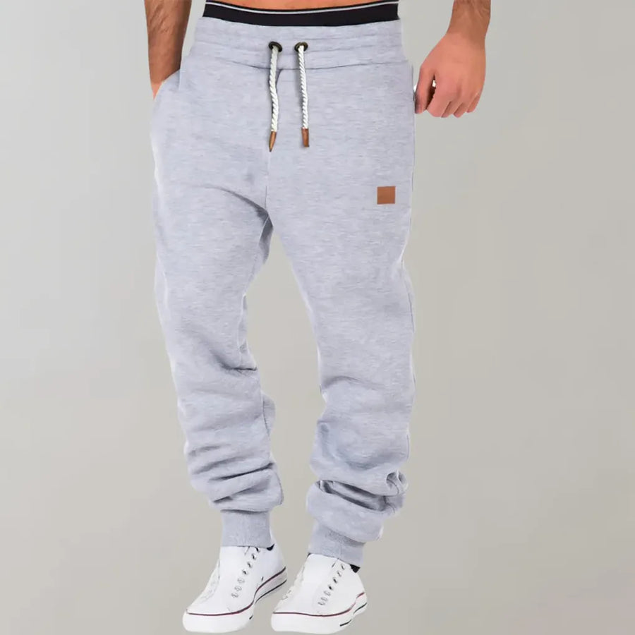 Pantalón de chándal para hombre de mezcla de algodón – ajuste relajado para el día a día