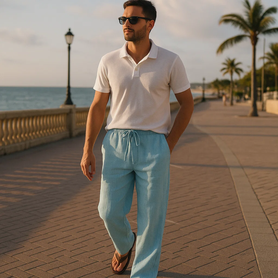 Pantalón de lino para hombre: ligero y elegante
