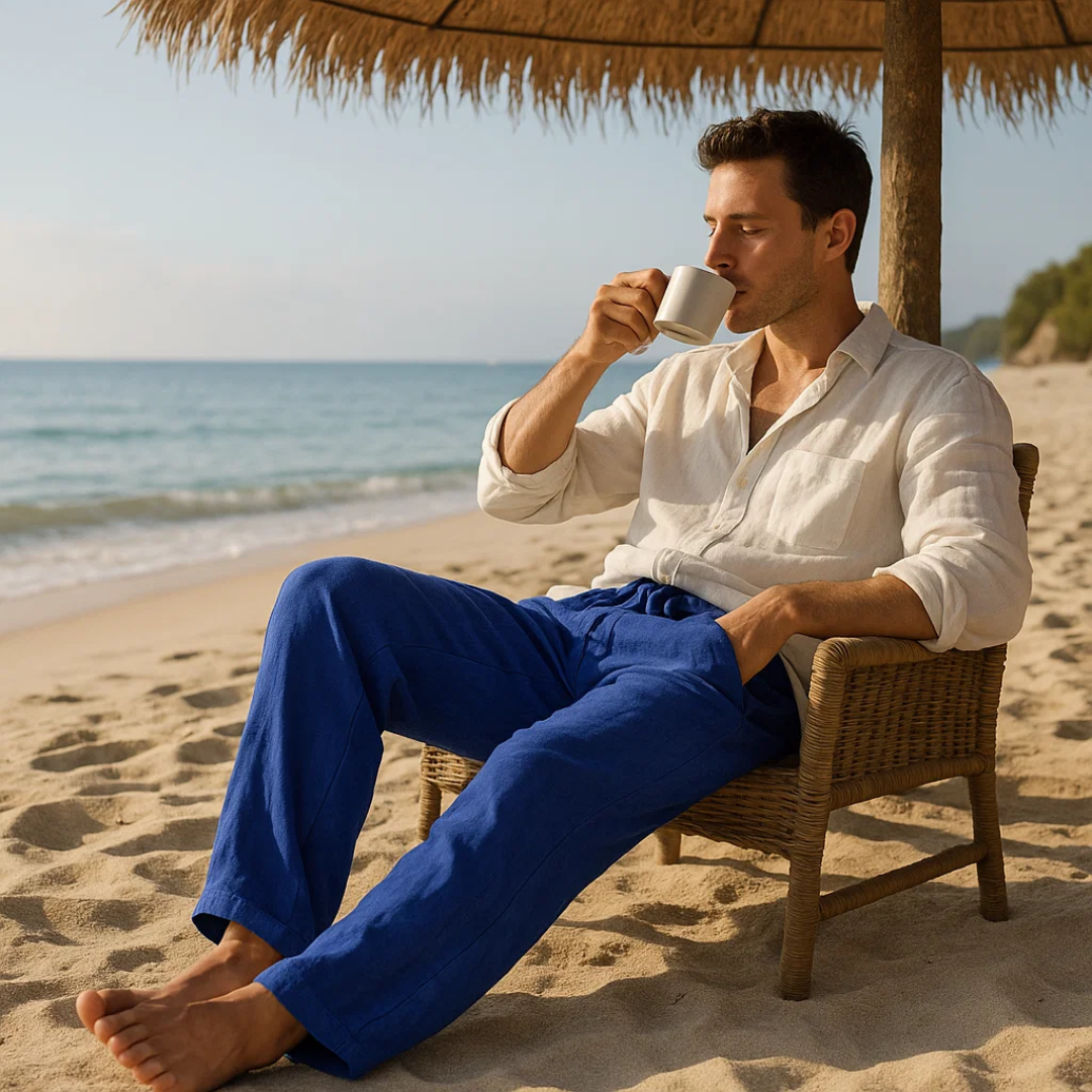Pantalón de lino para hombre: ligero y elegante