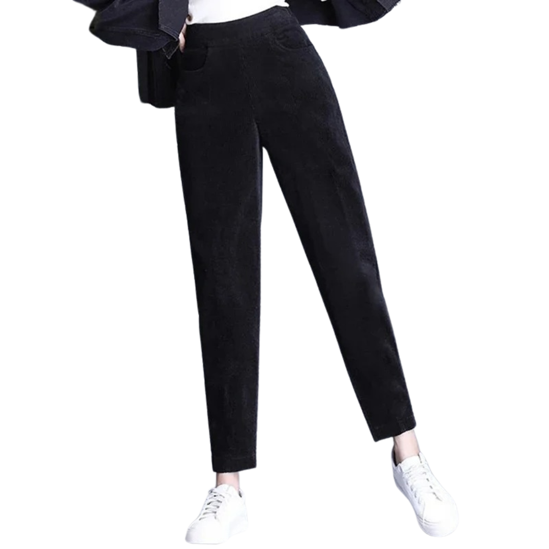 Pantalón de pana cálido para mujer