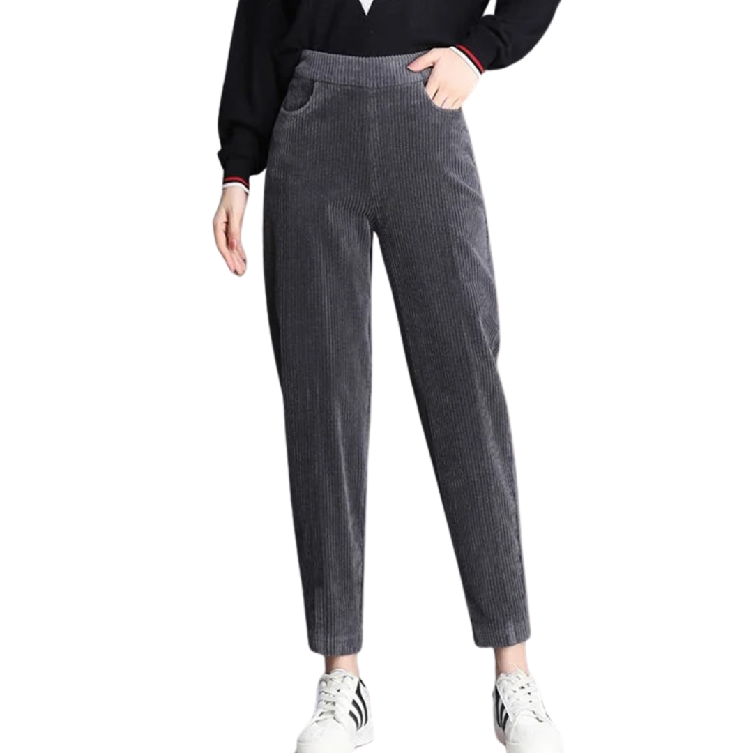 Pantalón de pana cálido para mujer