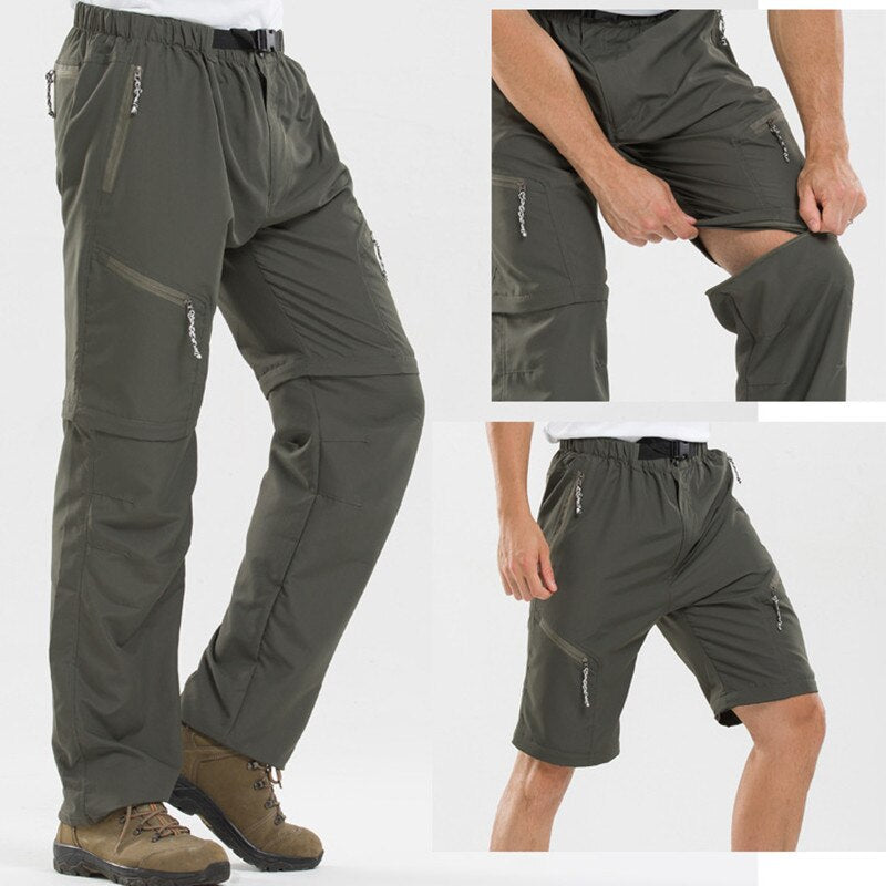 Pantalón de senderismo convertible con perneras desmontables