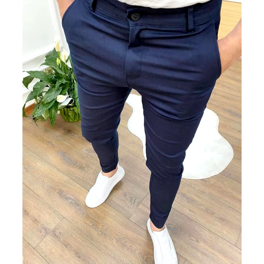 Pantalón de vestir slim fit para hombre