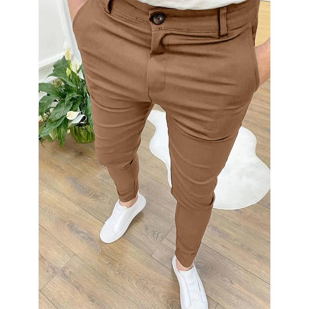 Pantalón de vestir slim fit para hombre