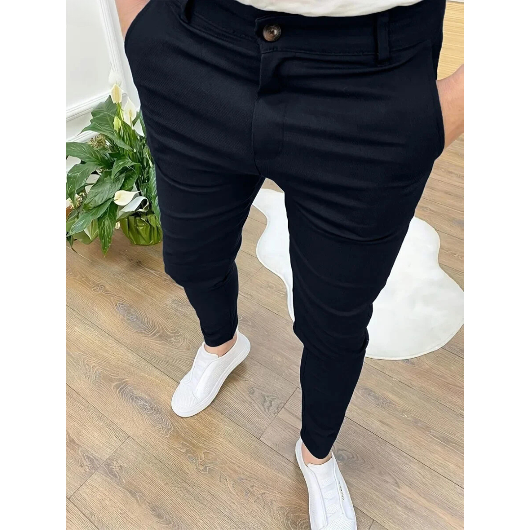 Pantalón de vestir slim fit para hombre