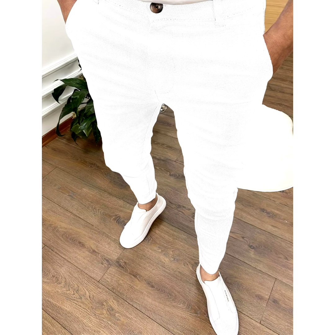 Pantalón de vestir slim fit para hombre