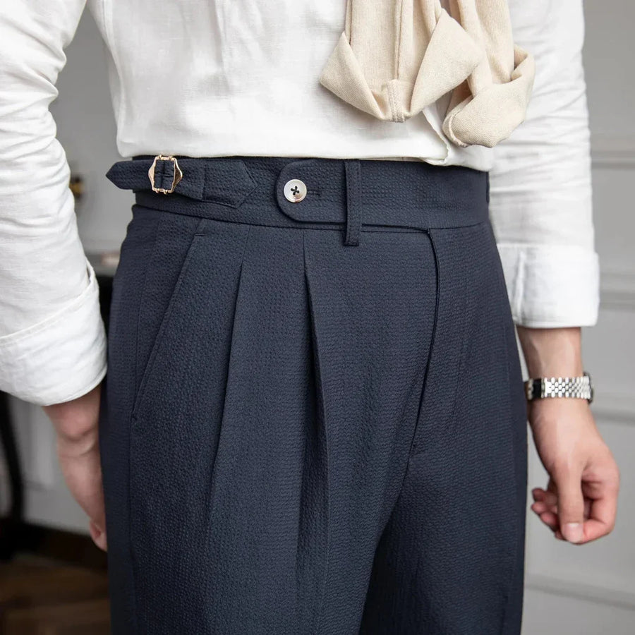 Pantalón moderno de vestir para hombre – Aspecto elegante de corte cómodo