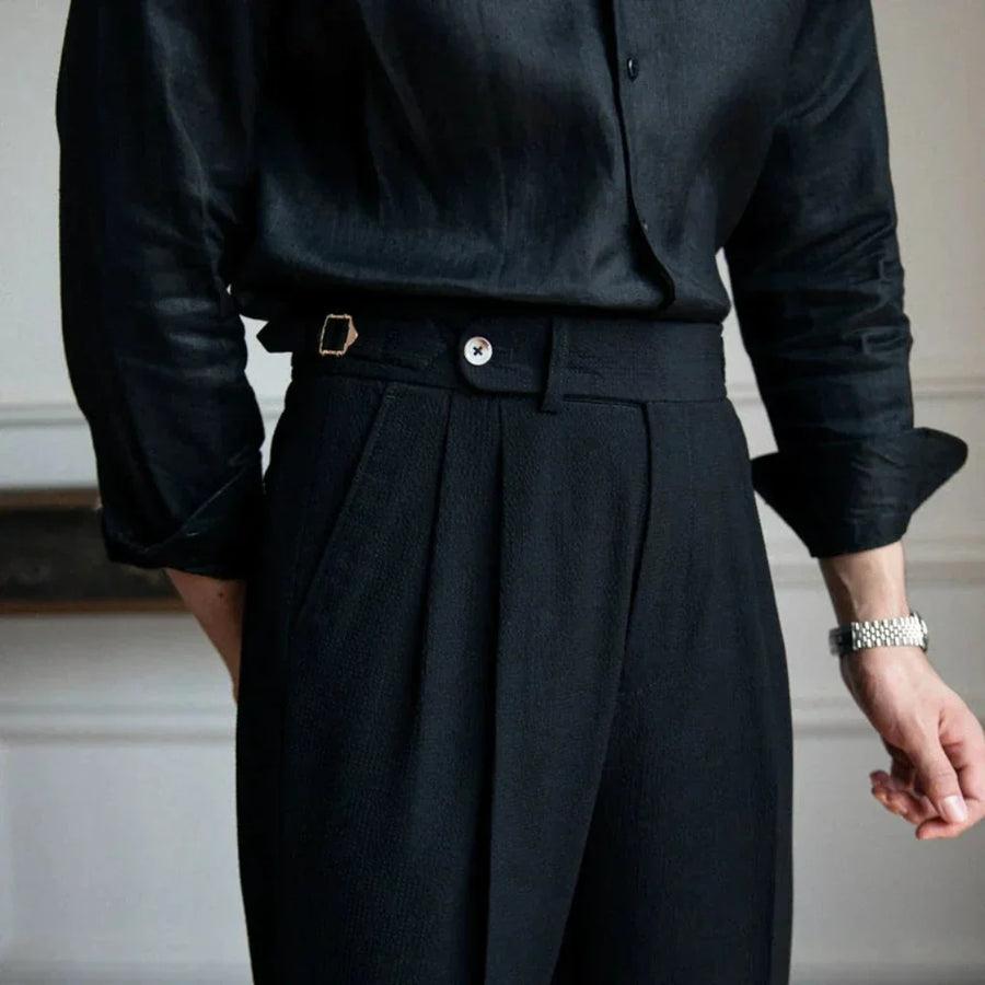 Pantalón moderno de vestir para hombre – Aspecto elegante de corte cómodo