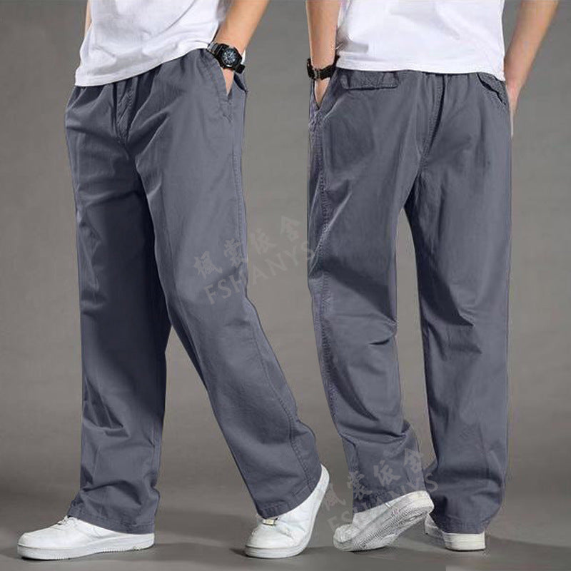 Pantalón para hombre con corte relajado y tejido suave