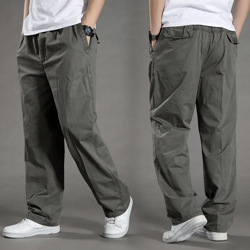 Pantalón para hombre con corte relajado y tejido suave