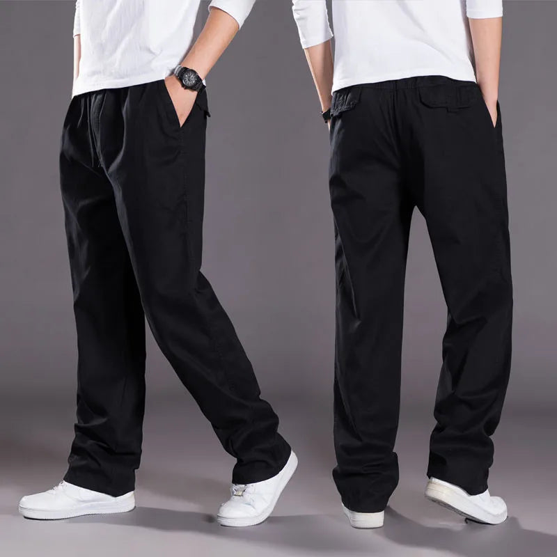 Pantalón para hombre con corte relajado y tejido suave