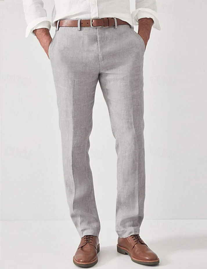 Pantalón para hombre transpirable con diseño veraniego y corte moderno