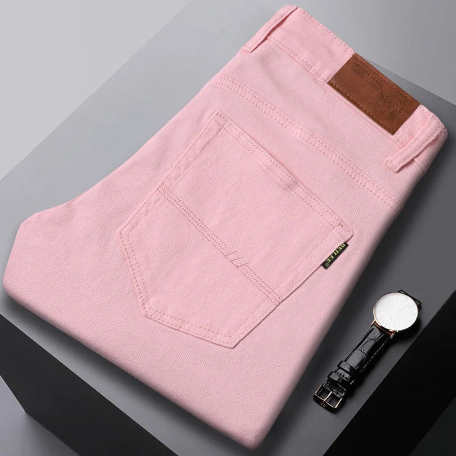 Pantalón Vaquero Elástico para Hombre de Corte Tapered Superior