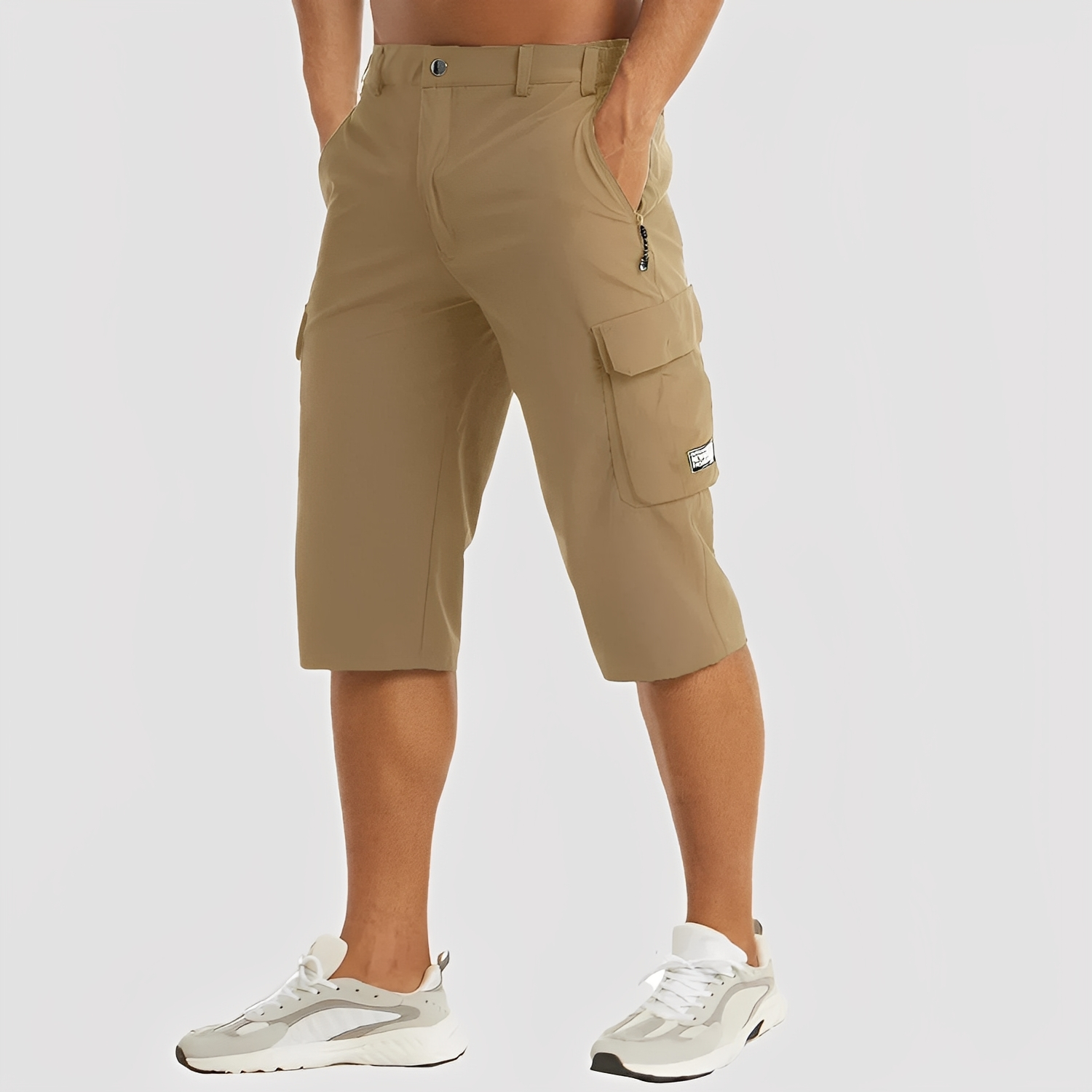 Pantalones cargo elásticos para hombre