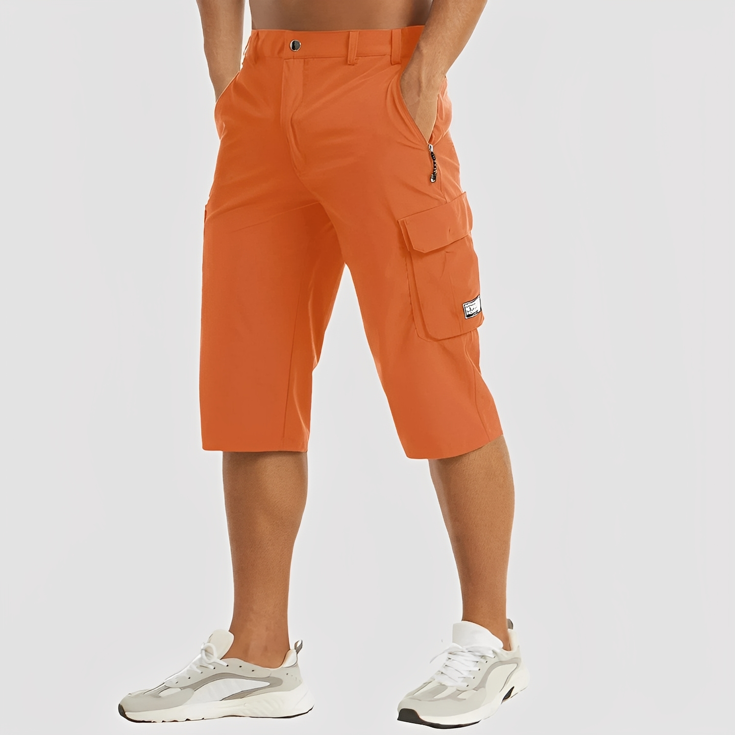 Pantalones cargo elásticos para hombre