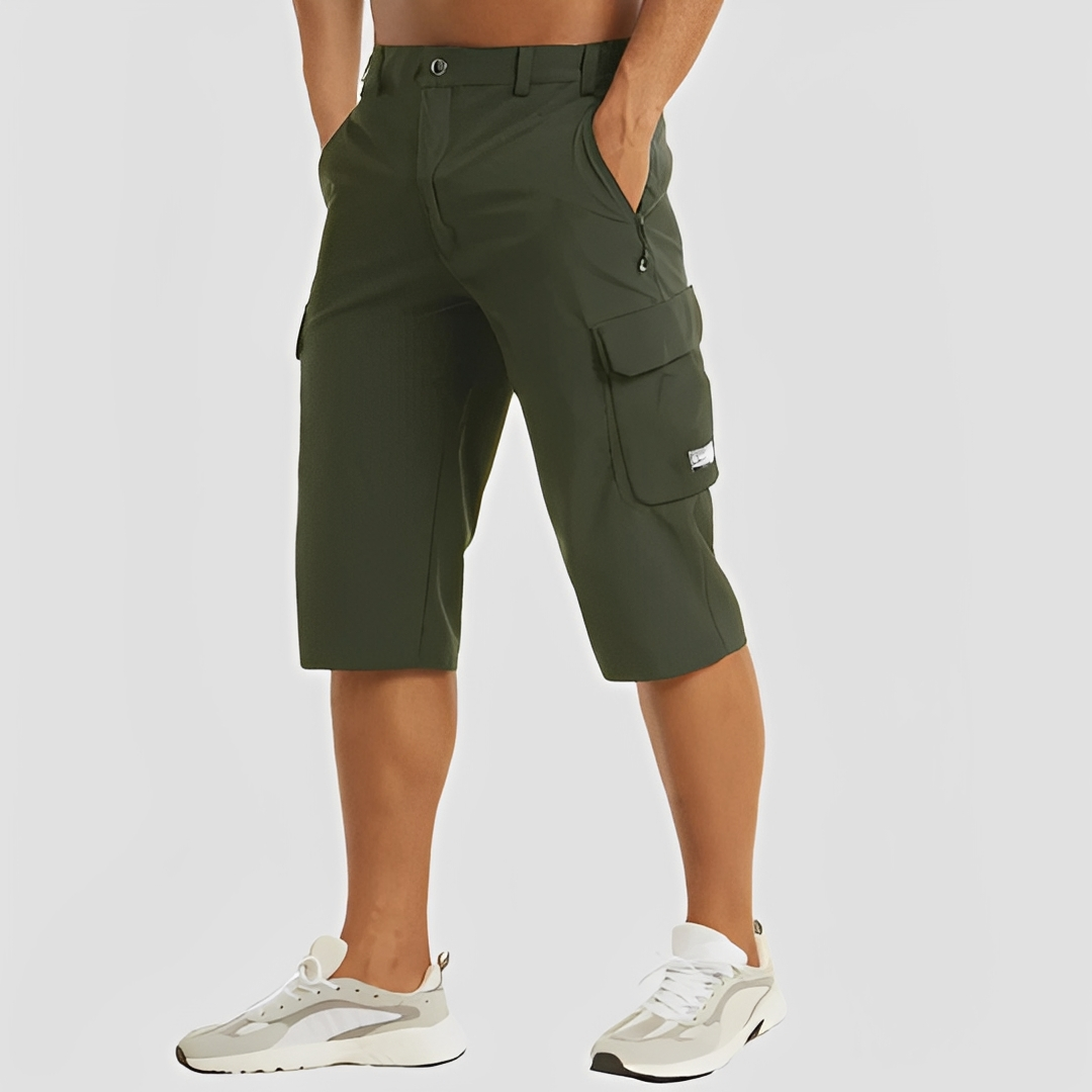 Pantalones cargo elásticos para hombre