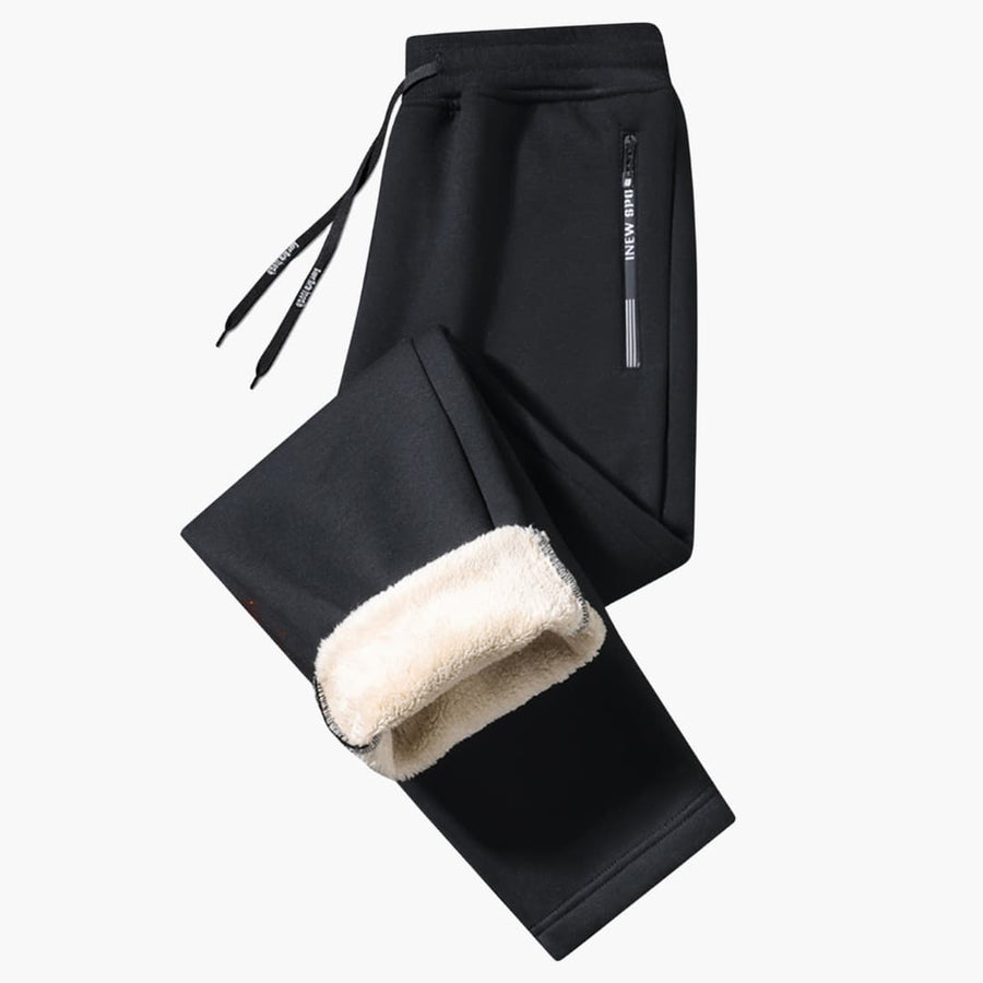 Pantalones casuales con forro para hombre