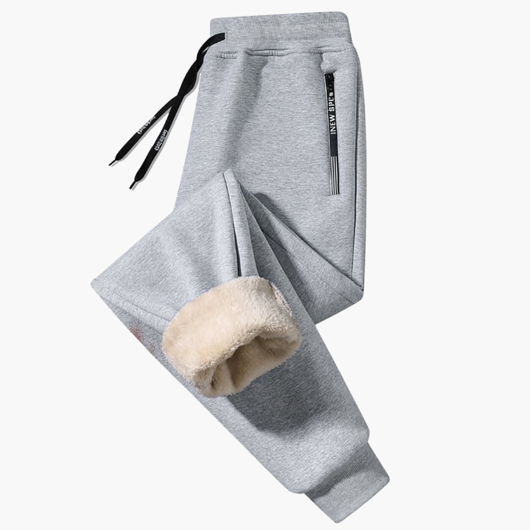 Pantalones casuales con forro para hombre