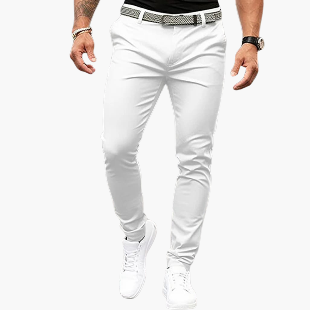 Pantalones chinos slim fit para hombre