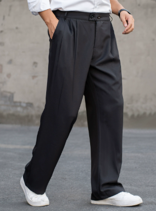 Pantalones cómodos de corte holgado para hombre
