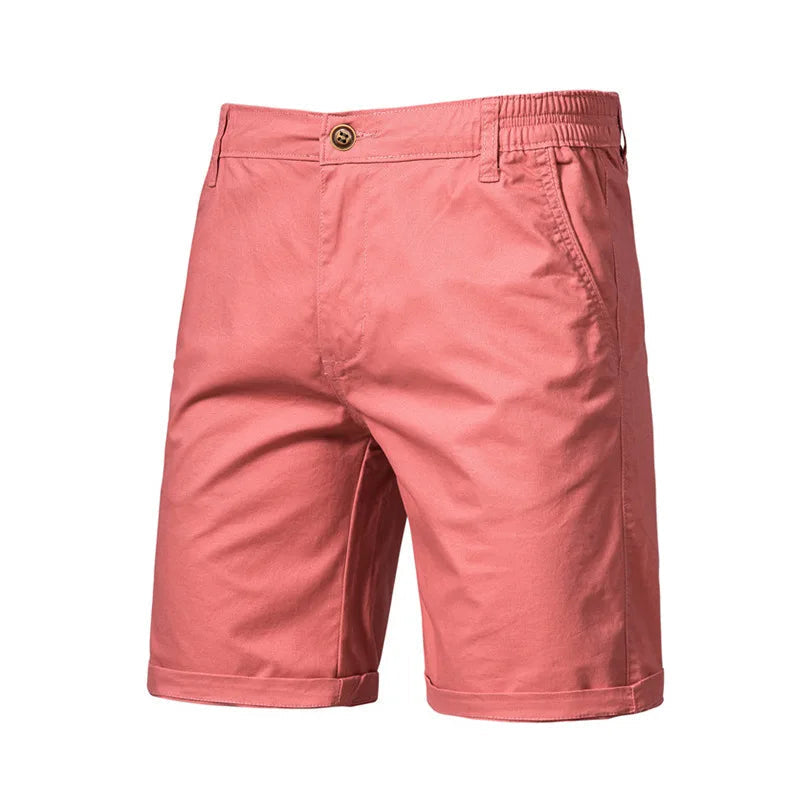 Pantalones cortos casuales para hombre con cintura elástica