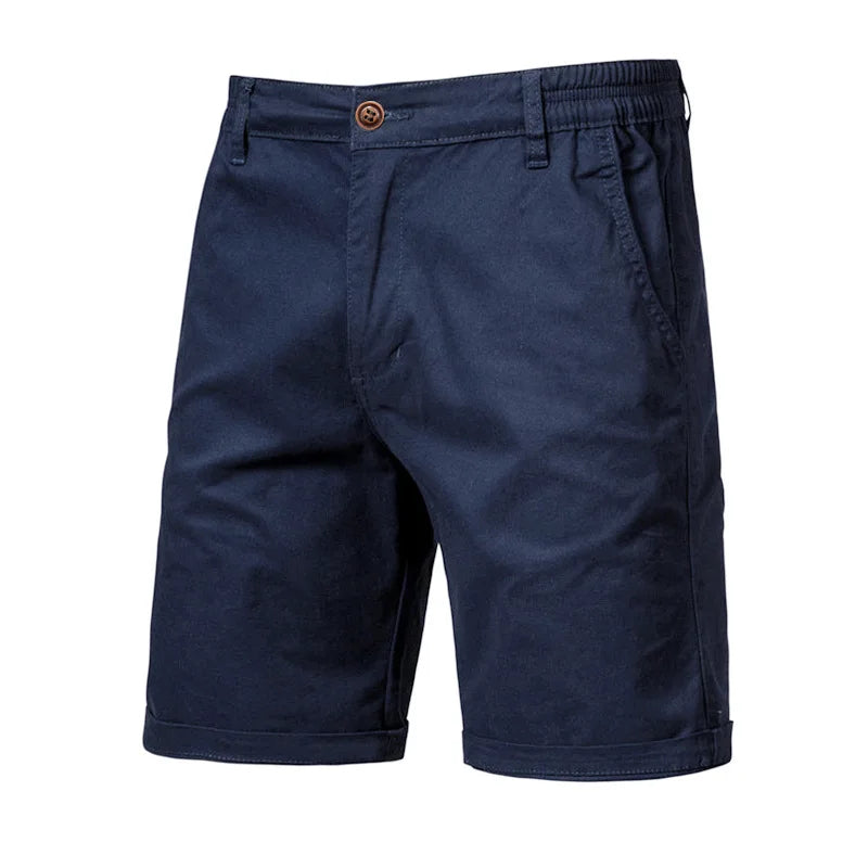 Pantalones cortos casuales para hombre con cintura elástica